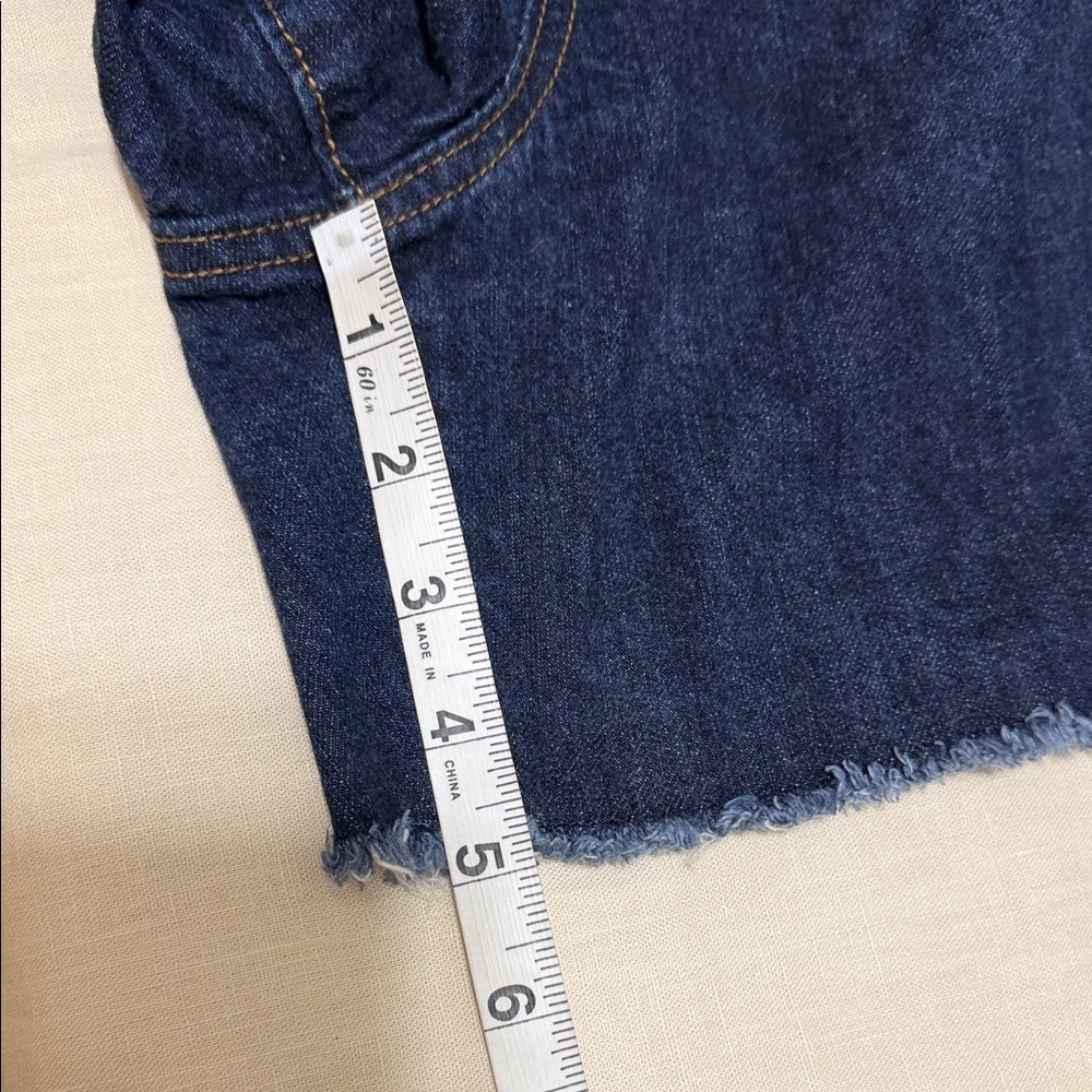 Old Navy “The Flirt” Dark Blue Denim Cutoff Shorts, Size 12. - Picture 9 of 9